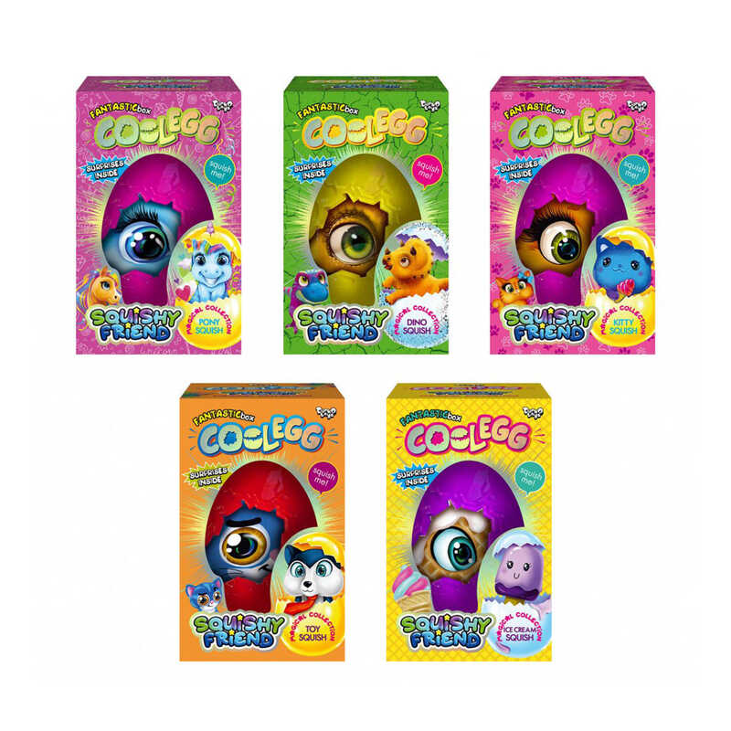 гр Креативна творчість "Cool Egg" CE-02-01,02,03,04,05 яйце мале (5) "Danko Toys" ВИДАЄТЬСЯ МІКС ВИДІВ