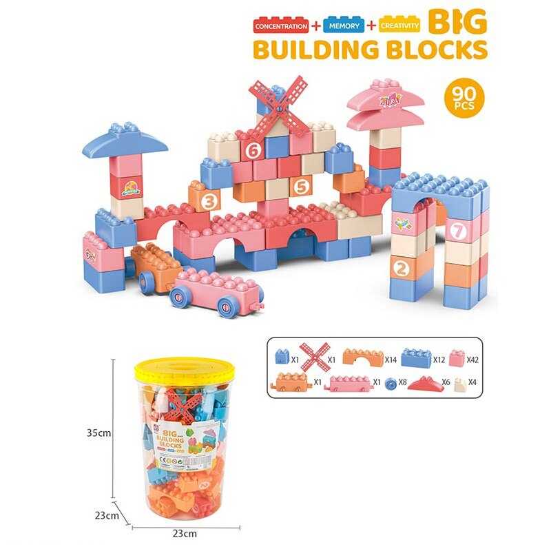 Конструктор JX 6872 (24) 90 деталей, у відрі