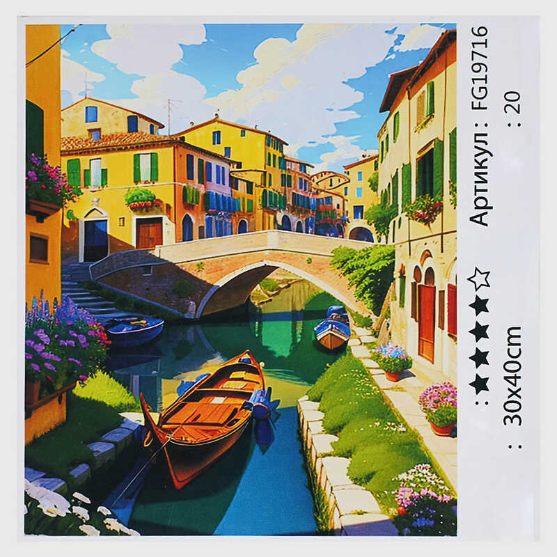 гр Картина за номерами FG 19716 (30) "4FUN Game Club", 30х40 см, в коробці