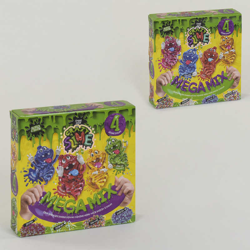 гр Набір для проведення дослідів 4 в 1 "Crazy Slime" (10) SLM-03-01U УКР, 02U "Danko Toys"