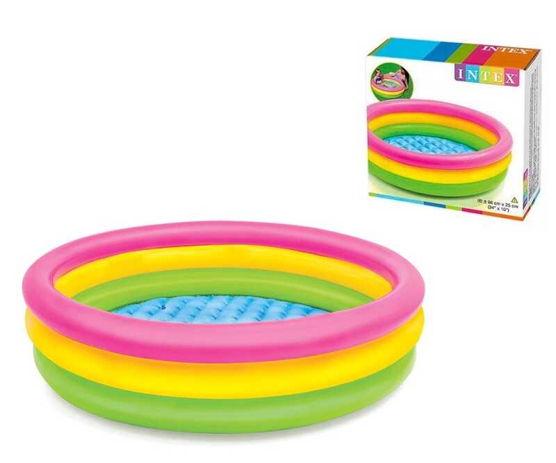 «Intex Басейн 57422 NP (6  шт) розміром 147х33см, об'ємом 355 л, від 3 років