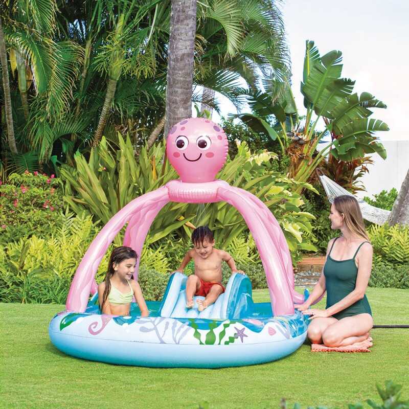 Intex Ігровий центр 56138 NP (2) "Восьминіг", 234х183х150 см, об`єм 229 л, в коробці