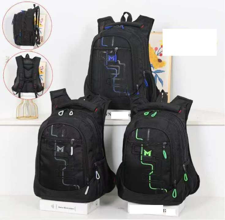 Рюкзак C 72801 (50) 3 види, 3 відділення, 3 кишені, на блискавці, розділювач, нагрудний ремінь, в пакеті, ВИДАЄТЬСЯ ТІЛЬКИ МІКС ВИДІВ