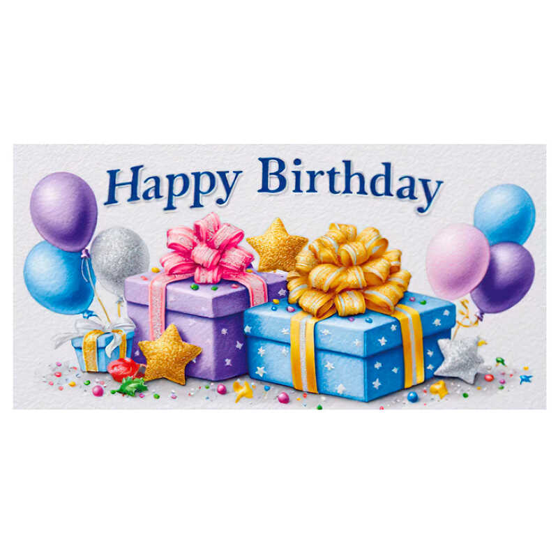 гр Конверт для грошей "Happy Birthday!" Т-147у (1) "Jumbi"