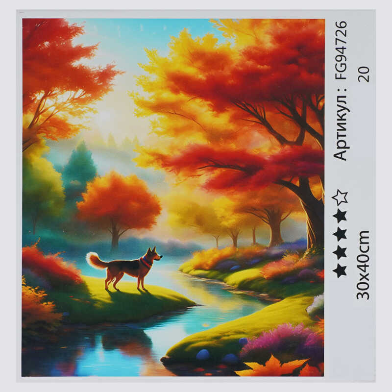 гр Картина за номерами FG 94726 (30) "4FUN Game Club", 30х40 см, в коробці