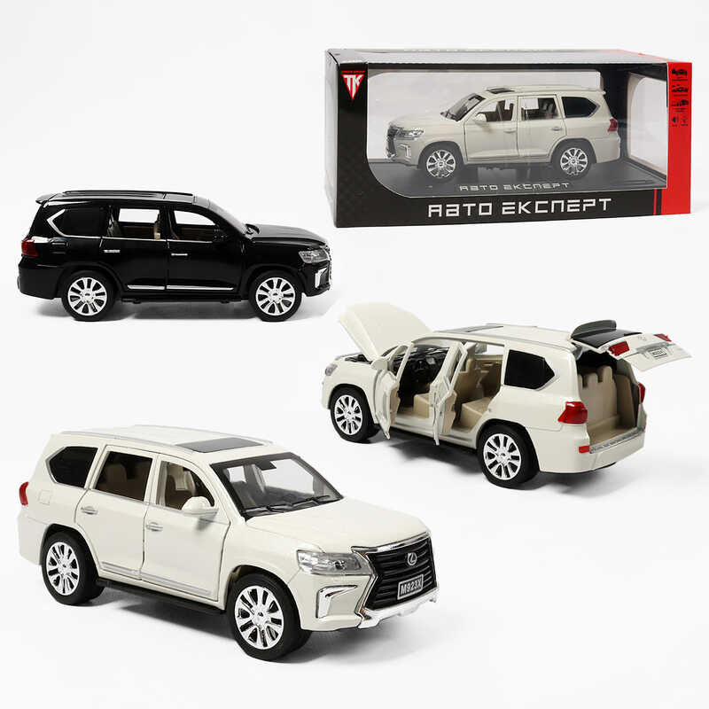 Джип RS-42075 (24) "Авто Експерт", 2 кольори, металопластик, 1:24, звук, світло, інерція, відчиняються двері, в коробці