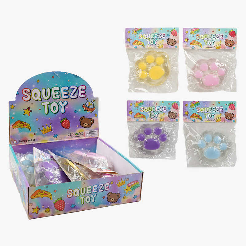 Гра антистрес C 70612 (24) ЦІНА ЗА 6 ШТУК В БЛОЦІ, “Лапка”, підсвічування, в коробці