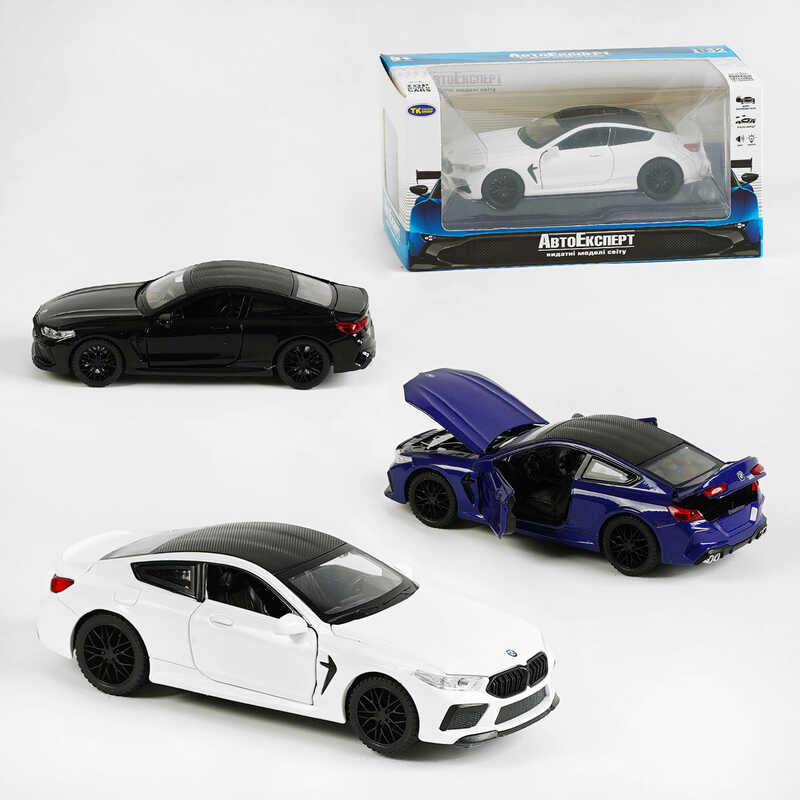 Машинка TK - 12340 (48) "Авто Експерт", 3 кольори, металопластик, 1:32, звук, світло, інерція, рухомі елементи, в коробці, ВИДАЄТЬСЯ ТІЛЬКИ МІКС ВИДІВ