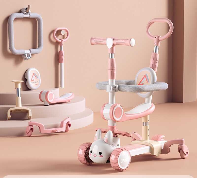 Самокат триколісний 5 в 1 "Skyper" CM-9160/24