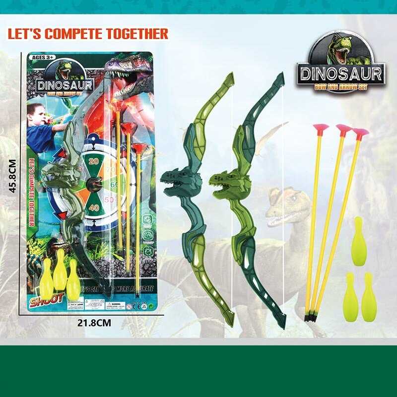 Лук WX 002 (192/2) 2 види, стріли, мішень, кеглі, на листі