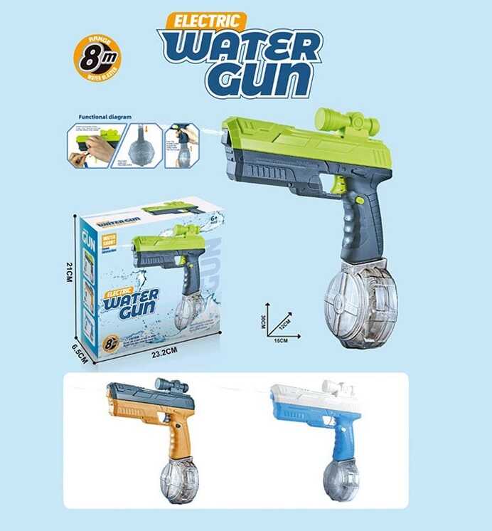 Водний пістолет J 8896 (36) 3 иди, в коробці, ВИДАЄТЬСЯ МІКС