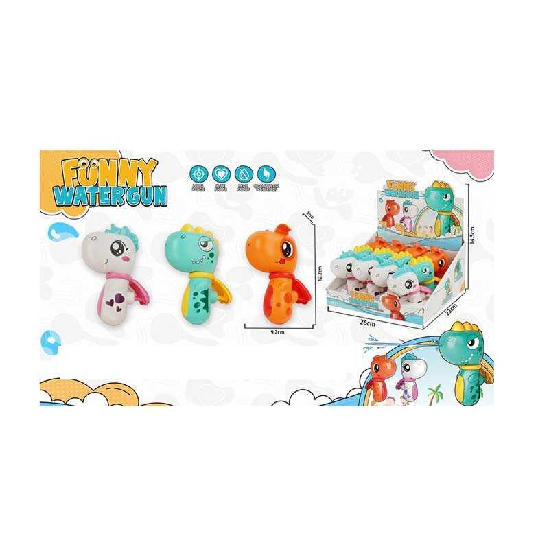 Водний пістолет W 561 (24) ЦІНА ЗА 12 ШТУК В БЛОЦІ, механічний, в коробці