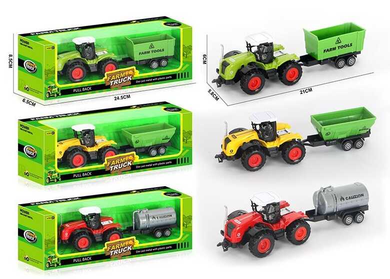 Трактор 955-201 (144/2) 3 види, в коробці, ВИДАЄТЬСЯ МІКС