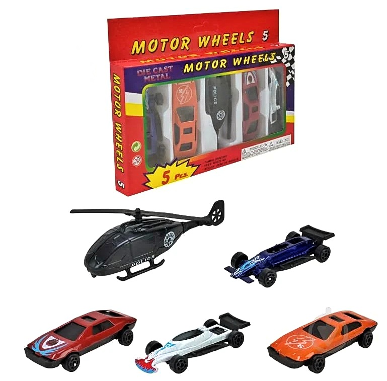 Набір машинок 92753-5PS , метал , 5 шт , коробка