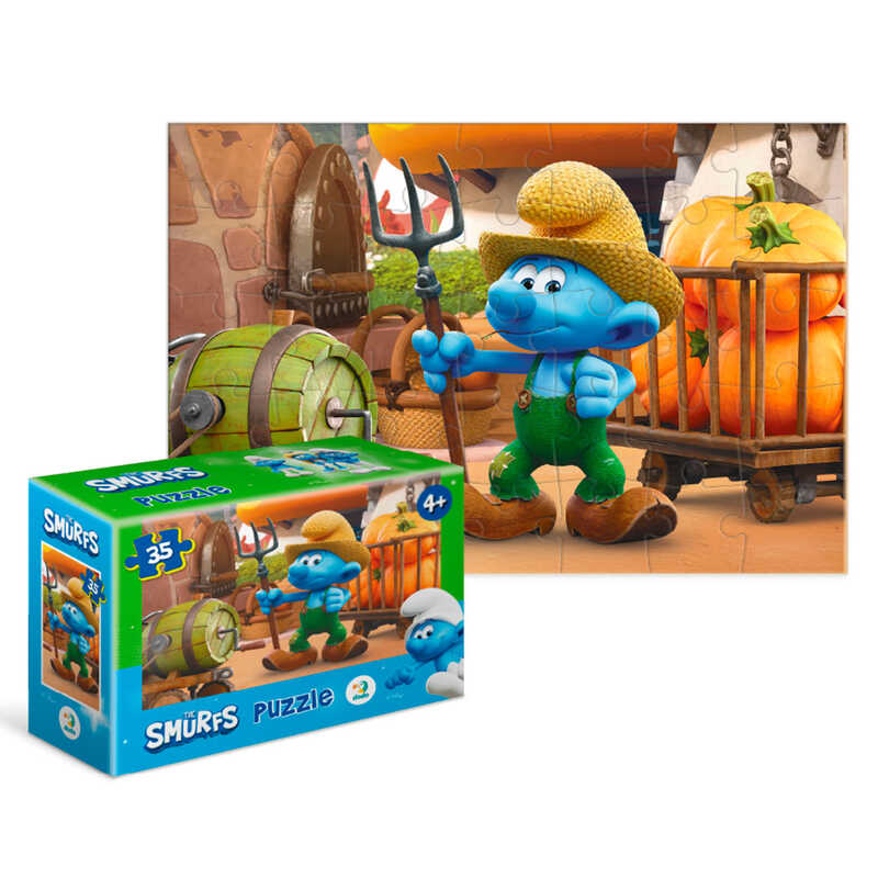 гр Пазл-міні "Фермер з гарбузами" 200693 (44) "DoDo", герой, 35 елементів, розмір - 20х13 см, в коробці