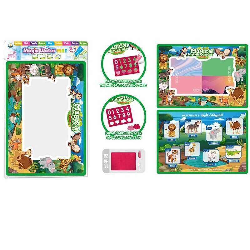 Текстильна водна розмальовка Z 189-1 E (288/2) водний маркер, трафарет, в пакеті