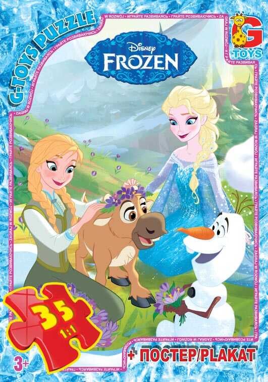 гр Пазли 35 ел. "G-Toys" "Frouzen" FR 008 (62) + постер