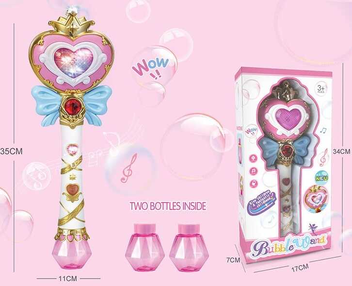 Мильні бульбашки 8899 (48/2) світло, звук, на батарейці, в коробці