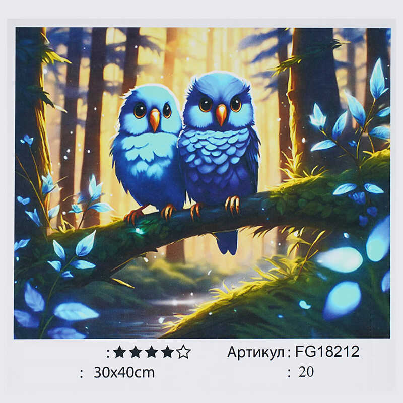 гр Картина за номерами FG 18212 (30) "4FUN Game Club", 30х40 см, в коробці