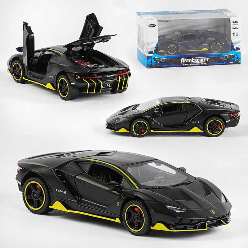 Машина LF-71077 (48/2) "АвтоЕксперт", металопластик, 1:32, світло, звук, інерція, відчиняються двері, в коробці