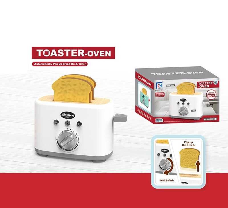 Тостер 818-501 M (36) механічний принцип роботи, дерев'яні елементи, в коробці