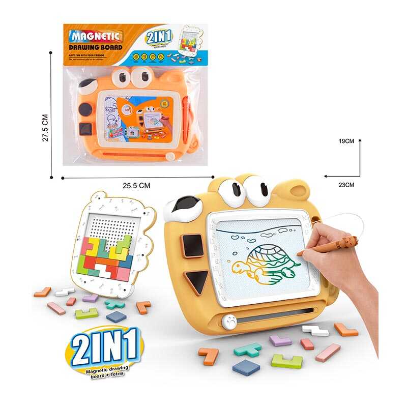 Дошка для малювання XZ 1072 B (72/2) 2 кольори, 2в1, тетрис, в пакеті