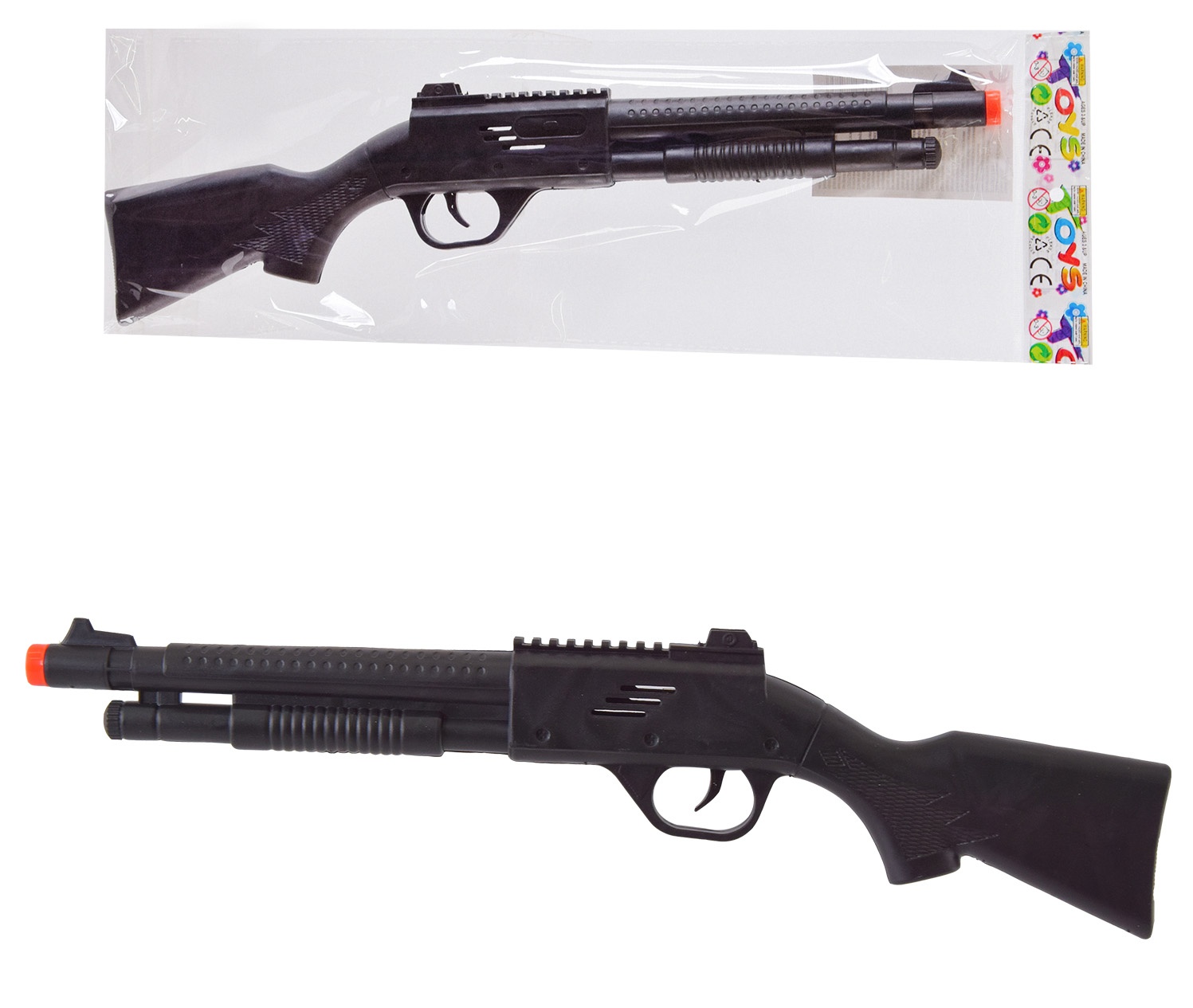 РОЗПРОДАЖ !!! Автомат-трещітка 663-35 , пакет , іграшка: 40,5 х 7,5см.