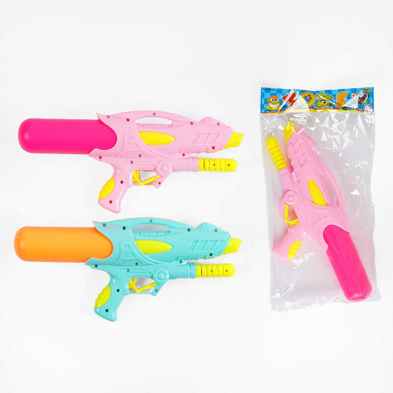 Водний пістолет 010 (120/2) 2 кольори, помповий механізм, в пакеті, ВИДАЄТЬСЯ ТІЛЬКИ МІКС ВИДІВ