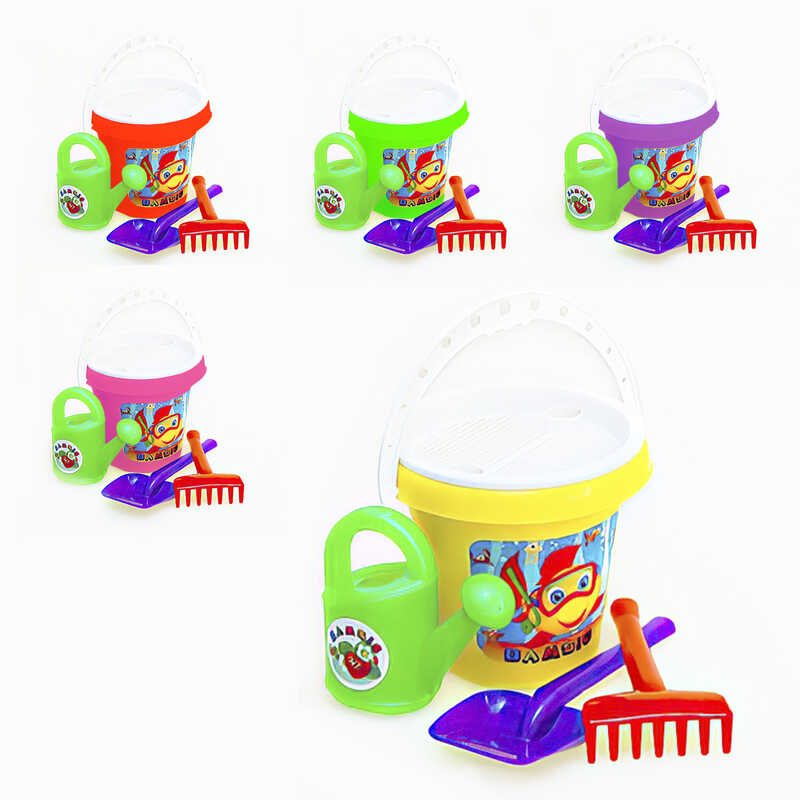 гр Відро "Класік - 3" набір + лійка мал. 012/9 (12) "BAMSIC"