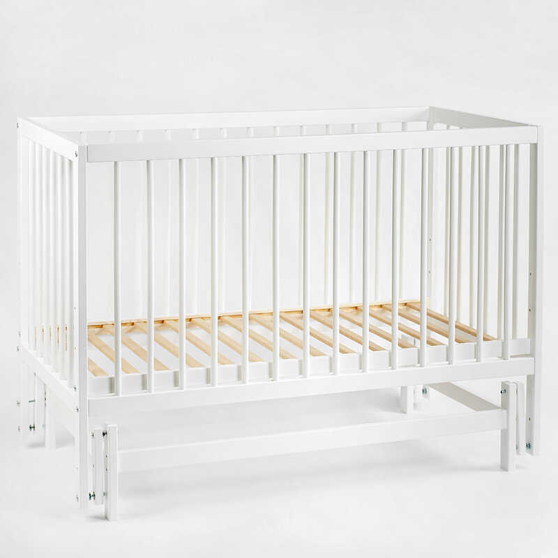 гр Ліжечко дитяче "КАЗКА-2" (1) шарнир-підшипник з висувною паличкою (Білий+біла паличка)