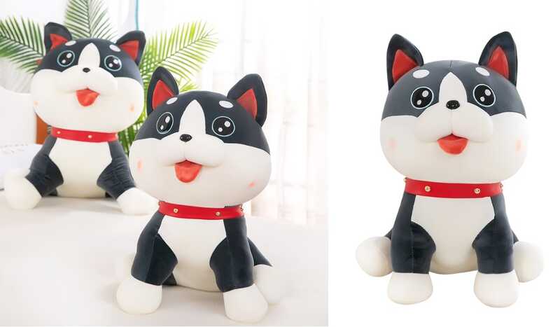 М’яка іграшка M 14665 / 14666 (75) хаскі, висота 36 см ВИДАЄТЬСЯ ТІЛЬКИ МІКС ВИДІВ