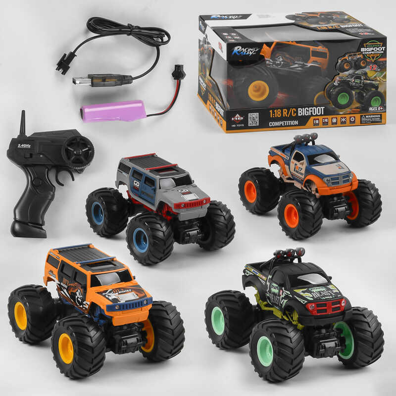 Джип на радіокеруванні DL 18 A 05 / DL 18 A 08 (18) 4 види, акум.3.7 V,  в коробці, ВИДАЄТЬСЯ ТІЛЬКИ МІКС ВИДІВ