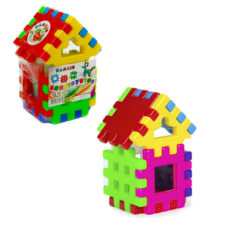 гр Конструктор-пазли 114/11 (6) 9 дет, "BAMSIC"