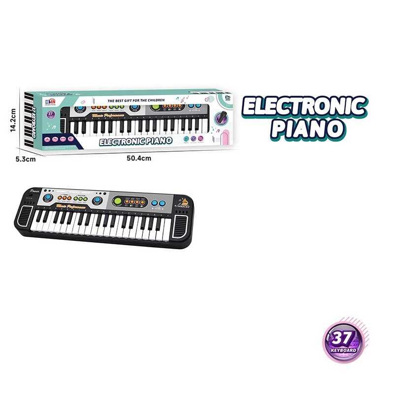 Синтезатор AB 3712 FM (48) піаніно, звуки, радіо, регулювання гучності, мікрофон, в коробці