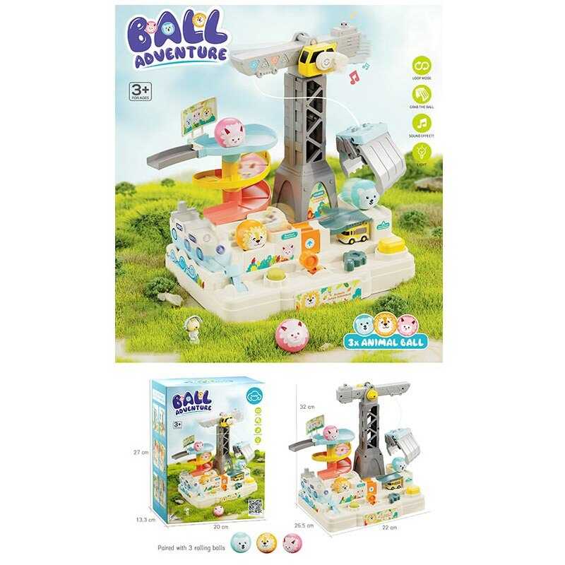 Трек T 920 A (16) звук, підсвічування, механічне керування, кульки, механічний кран, наліпки, в коробці