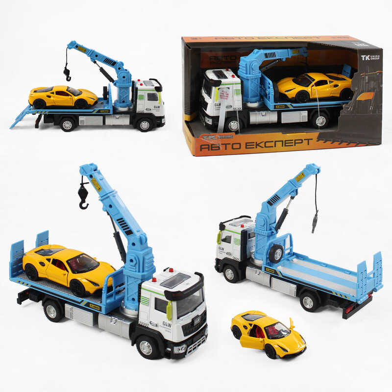 Спецтехніка TK-10087 (36) "Авто Експерт", металопластик, 1:40, звук, світло, двері машинки відчиняються, інерція, рухомі елементи, в коробці