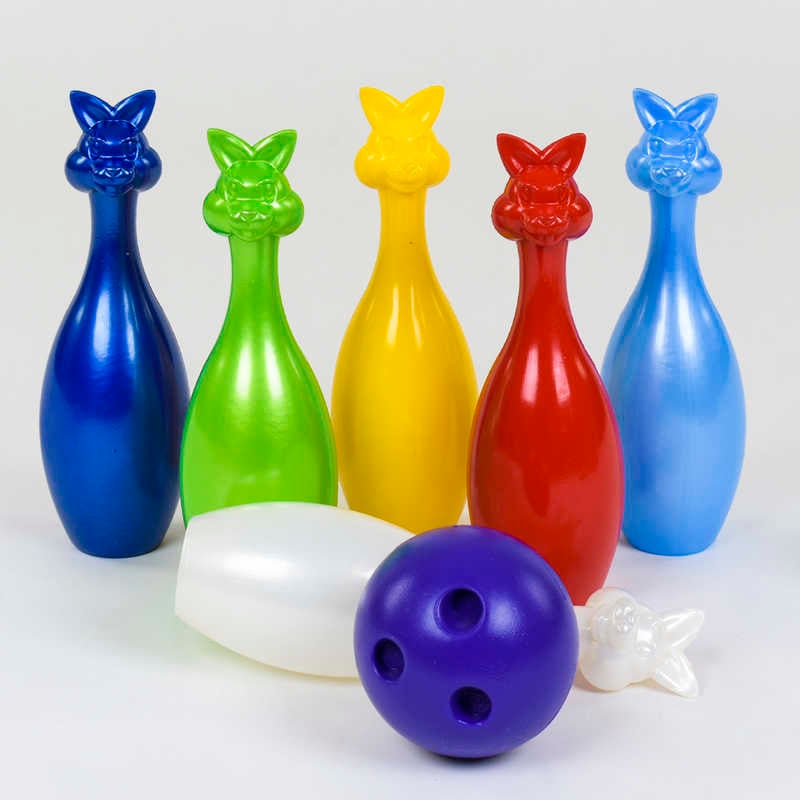 гр Кеглі "6" +1 куля зайці 023 (6) в сітці "BAMSIC"