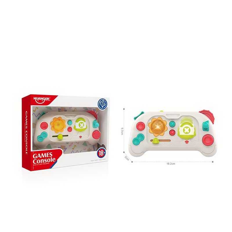 Пульт HE 0552 (48) мелодія, підсвічування, звукові ефекти, пальчикові ігри, тріскачка, в коробці