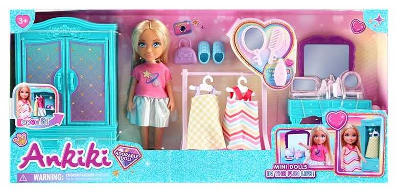 Лялька 606118 (48) висота: 13 см, меблі, аксесуари, одяг, взуття, в коробці