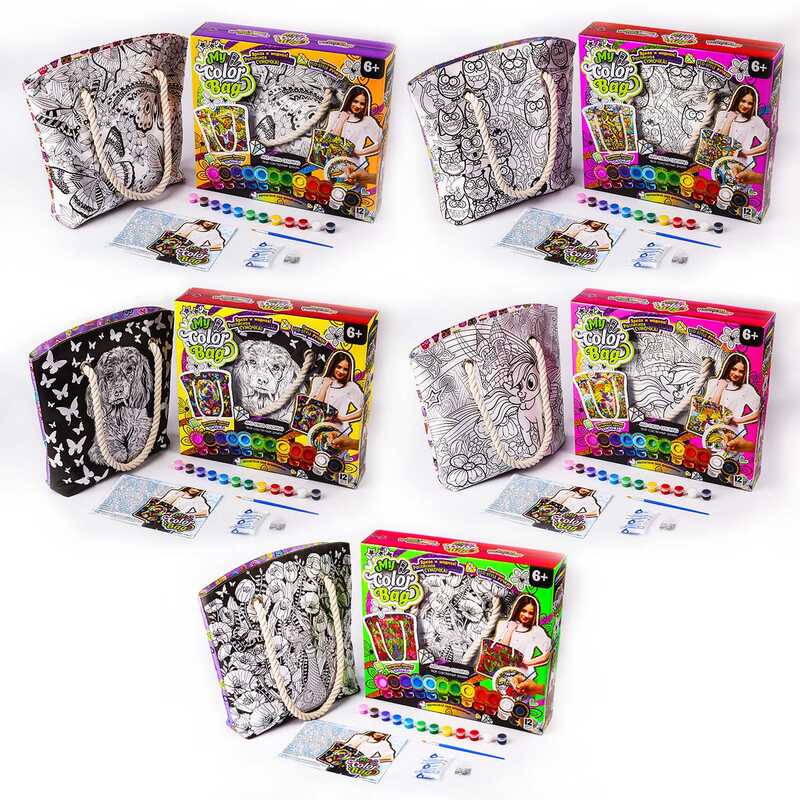 гр Сумка-розмальовка MINI "My Color Bag" mCOB-01-01,02,03,04,05 (5) "Danko Toys"