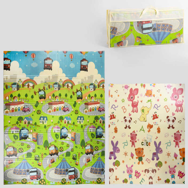 Килимок ігровий (ТЕРМО) 2-х сторонній EVA B-60026 (20) 180х150х0.8см, в сумці