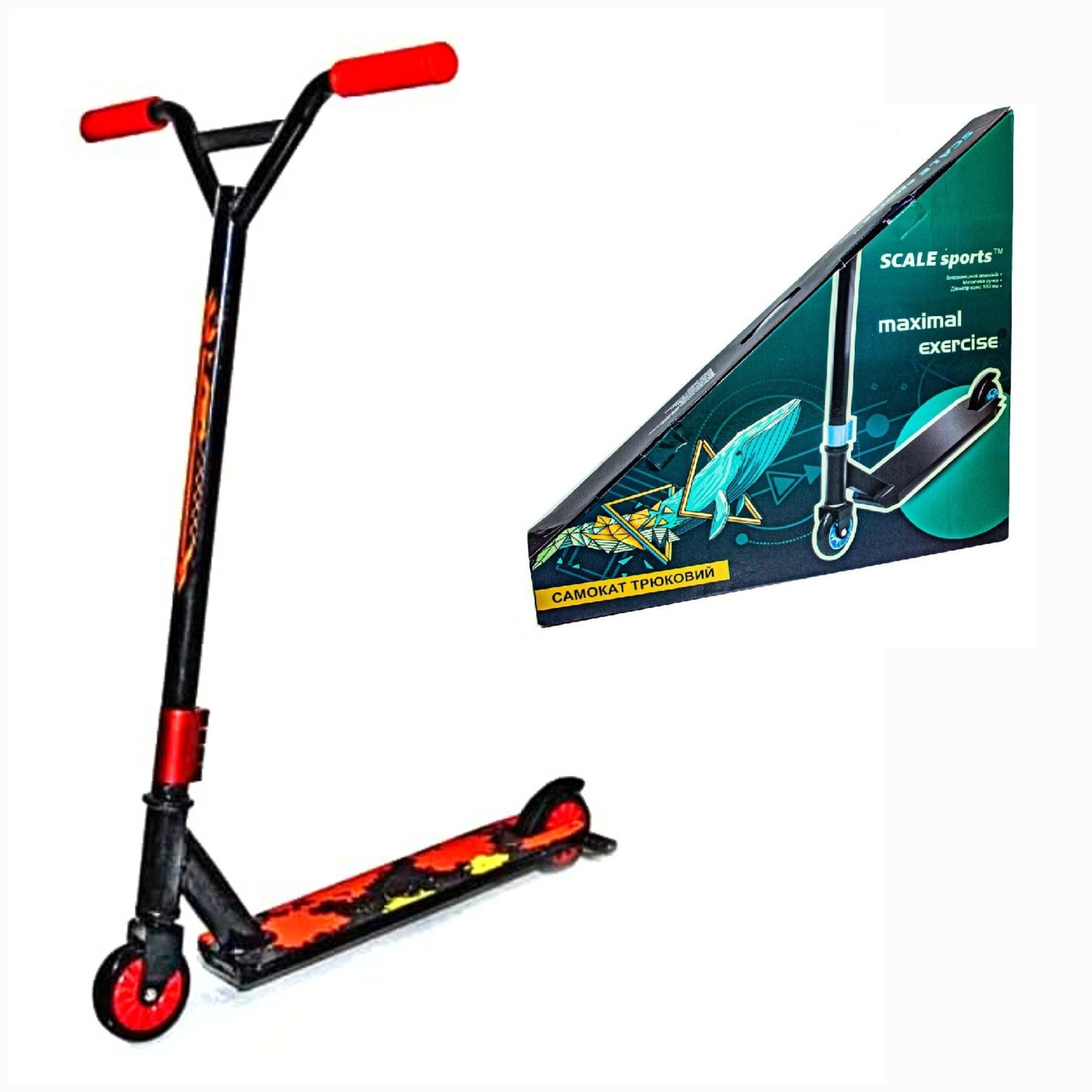 «Самокат трюковый Scale Sports Maximal Exercise Красный