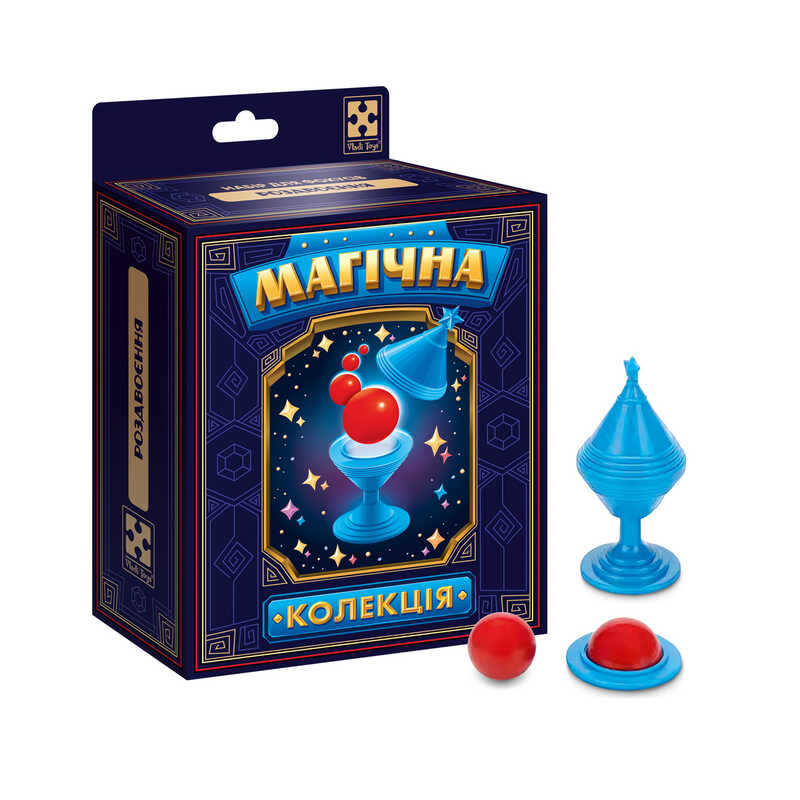 гр Набір для фокусу "Магічна колекція. Роздвоєння" VT6012-01 (2) "Vladi Toys", м'ячик, розбірна ваза, в коробці