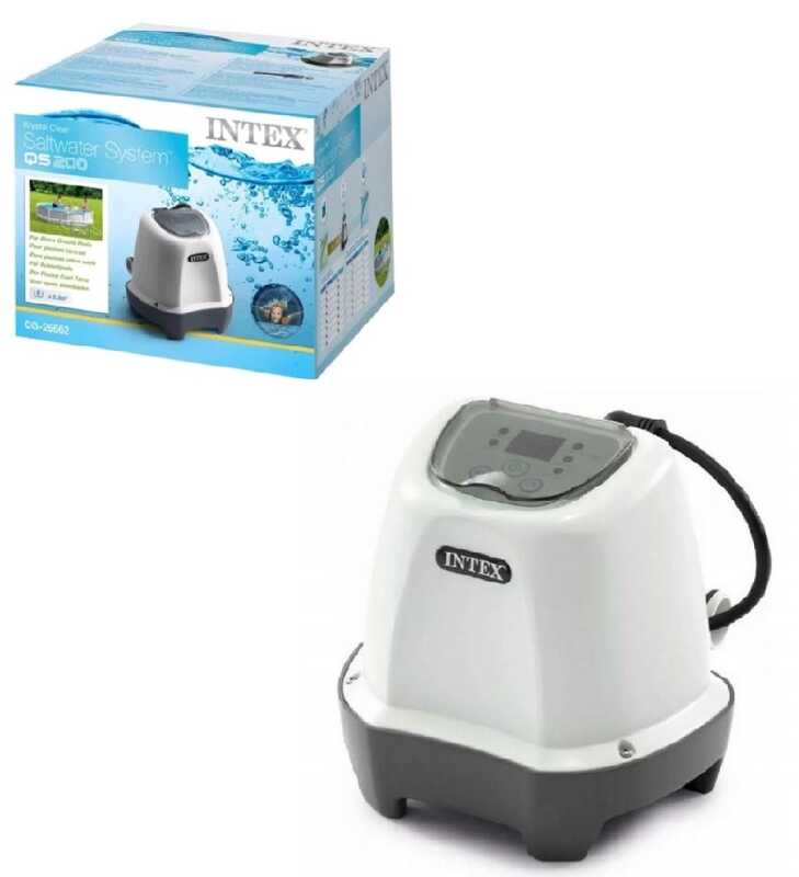 Intex Насос з хлоргенератором 26662 (2) для басейнів об`ємом води до 8327л, в коробці, продуктивність 2г/год