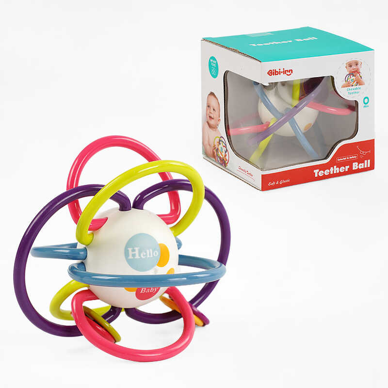 Брязкальце 6002 (96) "Мультисенсорне", прорізувач, в коробці