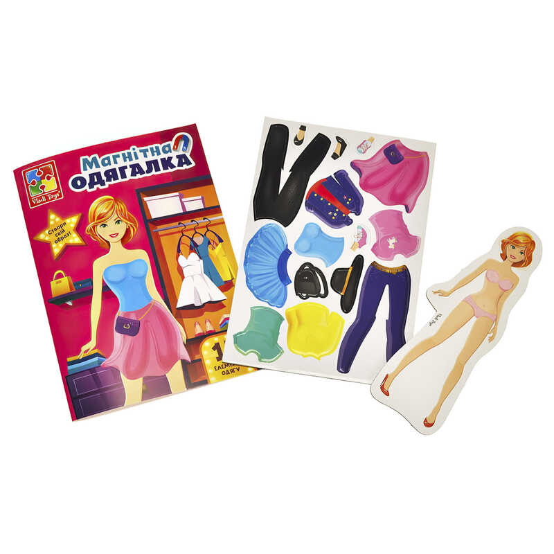 гр Магнітна гра "Everyday look" у папці (укр) VT3204-31 (60) "Vladi Toys"