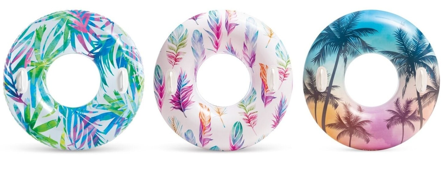 «Intex Коло 58263 NP "Строкатий" (12) діаметром 97см, 3 кольори, вага: 0,6 кг, від 9 років