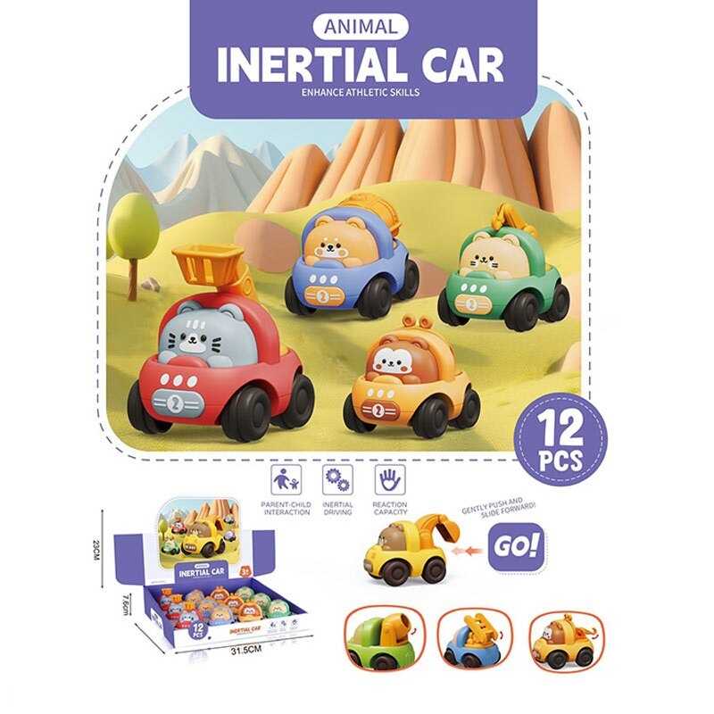 Набір машин TF 603 (36/2) ЦІНА ЗА 12 ШТУК В БЛОЦІ, спецтехніка, інерція, в коробці