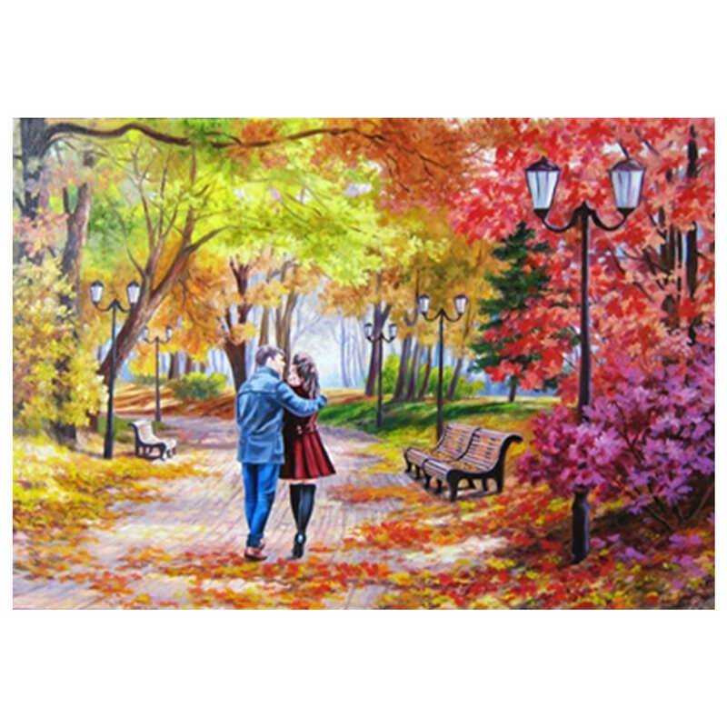 Алмазна мозаїка JS 21121 (50) "TK Group", "Люди", 30х20 в коробці