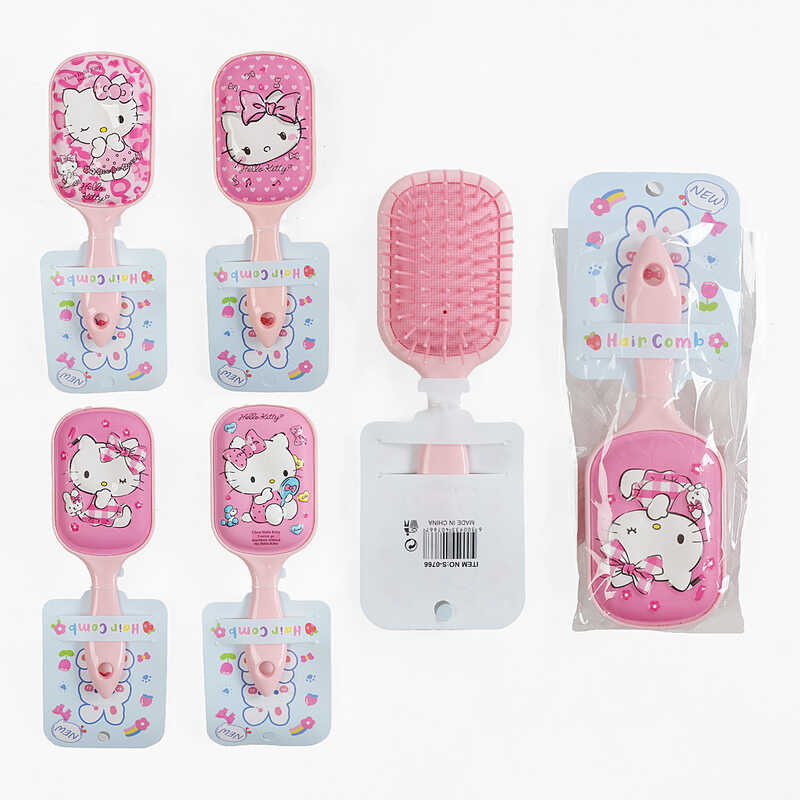 Щітка для волосся C 71744 (360) 4 види, в пакеті, ВИДАЄТЬСЯ ТІЛЬКИ МІКС ВИДІВ